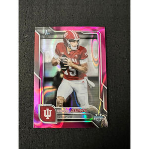 Fernando Mendoza - 2025 Bowman University Chrome - Pink Lava Refractor